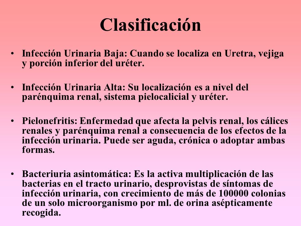Infeccion en la orina el embarazo